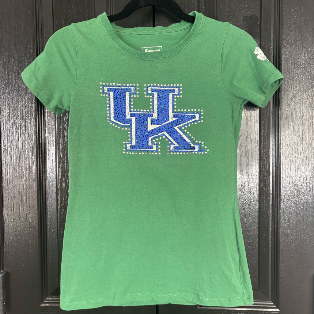 Kentucky Rhinestone St Patricks Day Tee Kentucky Rhinestone St Patricks Day Tee